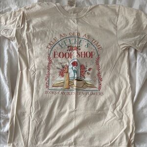 Disneys beauty and the beast graphic tee
